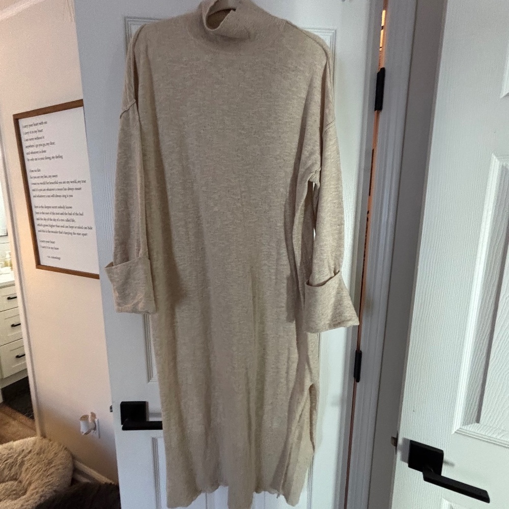 Free People Midi length Light Sweater Dress